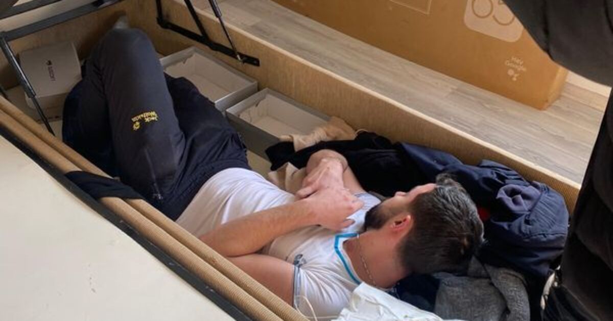 Amasya’da firari hükümlü bazanın altında yakalandı