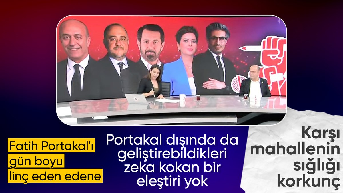 Halk TV canlı yayınında Fatih Portakal’a bir tepki daha