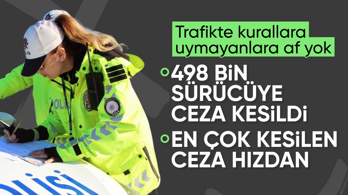 Ali Yerlikaya: Trafikte 3 milyon 277 bin 604 araç denetlendi