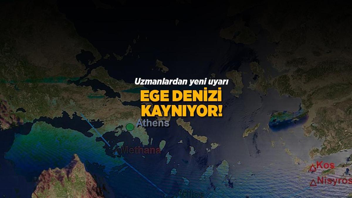 Ege Denizi’nde su sıcaklığı artıyor: Santorini ve Andiros’ta yeni krater mi oluşuyor?