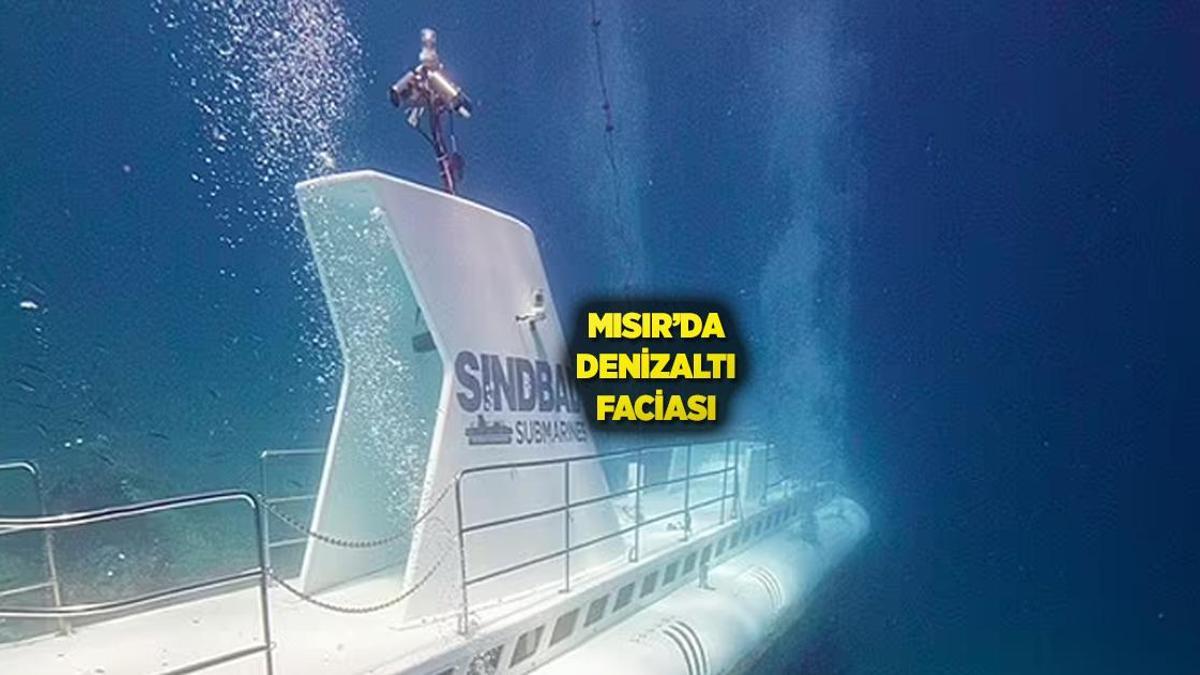 Son dakika! Mısır’da 44 turisti taşıyan denizaltı battı: Ölü ve yaralılar var